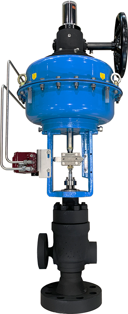 Customisable general service control valve with actuation