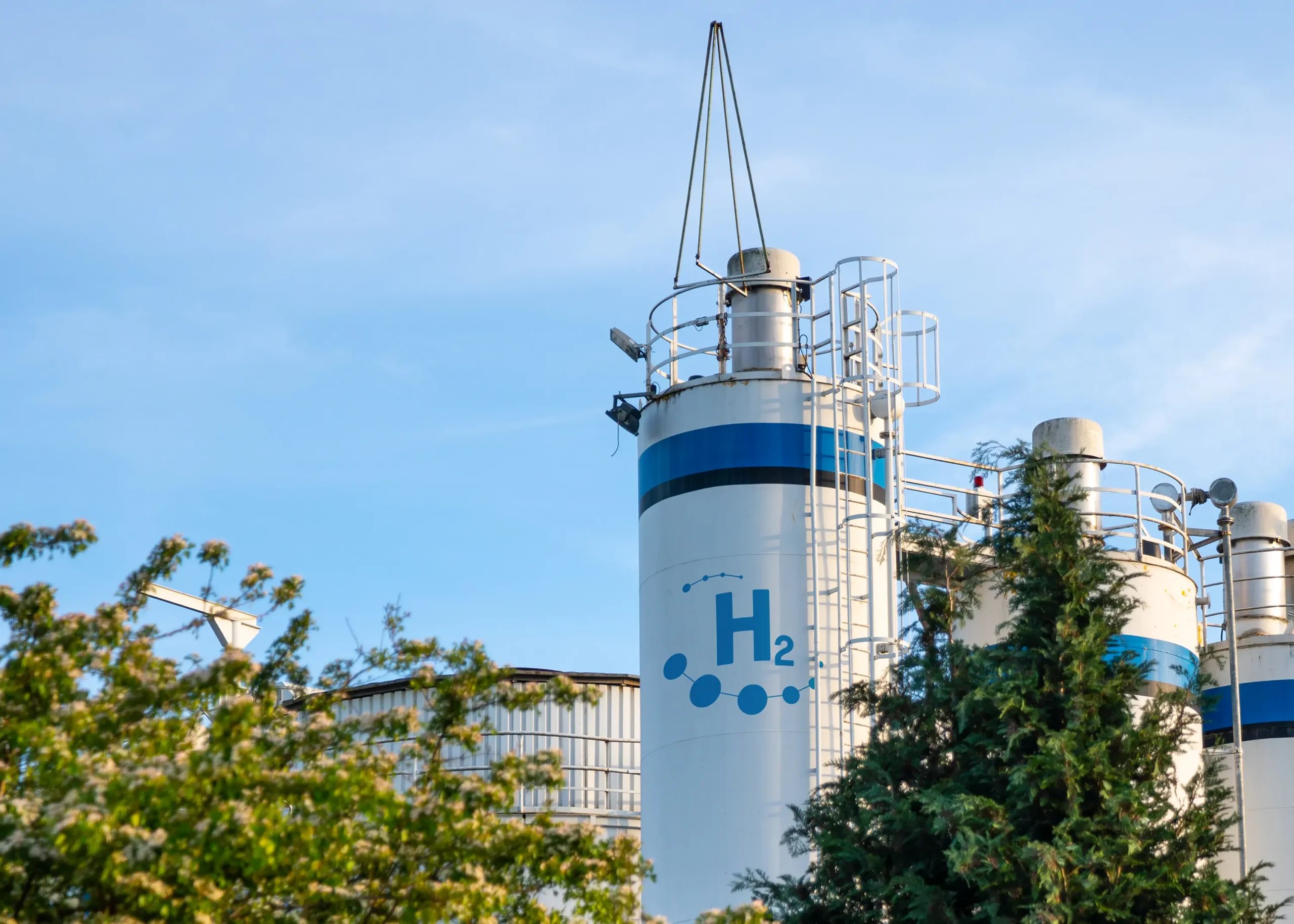 A hydrogen production facility is an industrial plant that uses various methods, such as electrolysis or steam reforming, to produce hydrogen gas. Hydrogen is used in a variety of industries, including chemical production, fuel cells, and transportation.